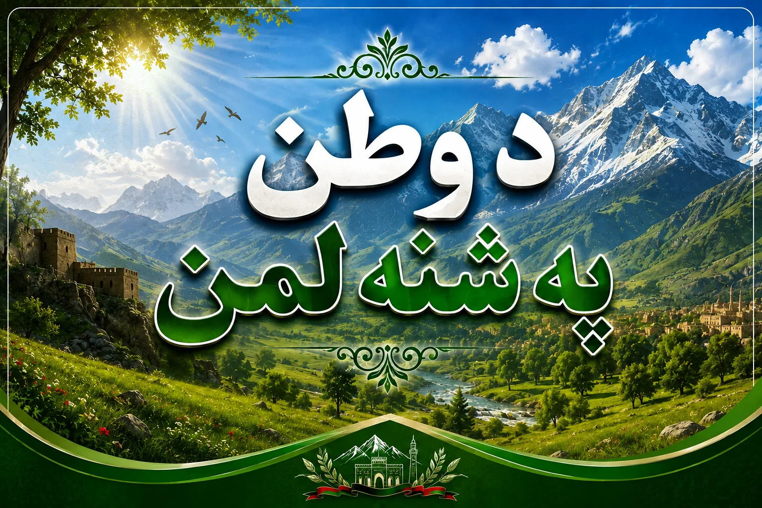 د وطن په شنه لمن